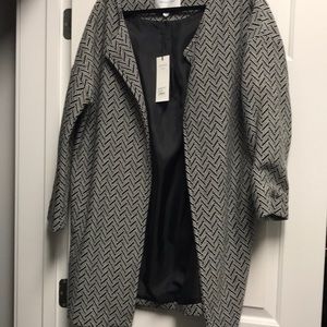 Amour Vert Black/White herringbone Jacket